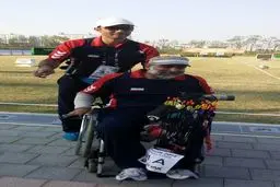 ابراهیم رنجبر در تیراندازی با کمان به مدال طلا رسید