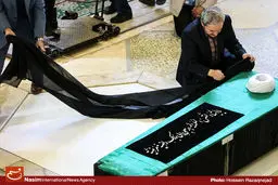 پیکر آیت‌الله مهدوی‌کنی در حرم حضرت عبدالعظیم حسنی(ع) آرام گرفت