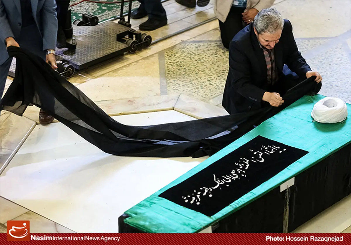 پیکر آیت‌الله مهدوی‌کنی در حرم حضرت عبدالعظیم حسنی(ع) آرام گرفت