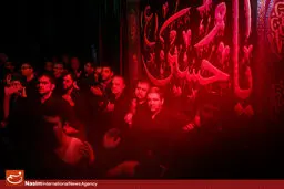 گزارش تصویری:: عزاداری شب سوم محرم در حسینیه ریحانه‌الحسین(س)