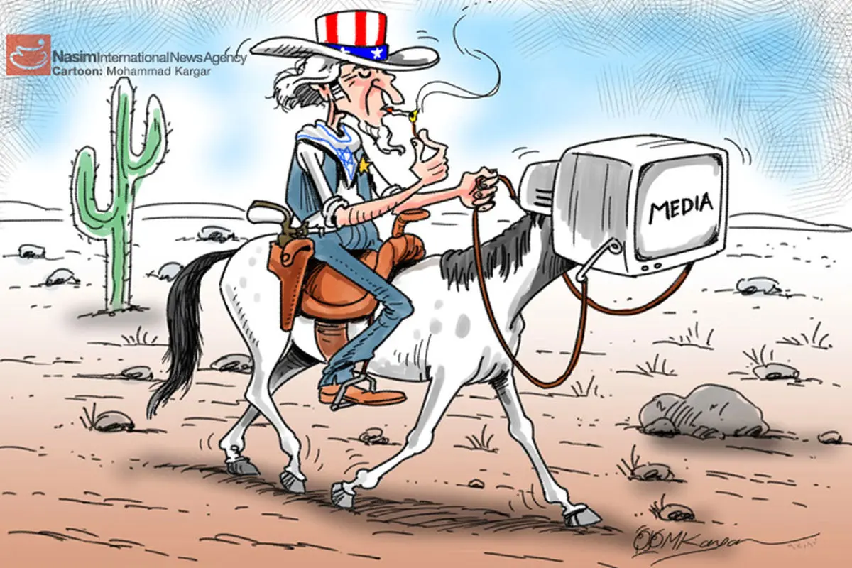 کاریکاتور:: آزادی رسانه‌‌ها در غرب