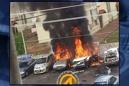 یک خودروی بمب‌گذاری شده در شرق تل‌آویو منفجر شد