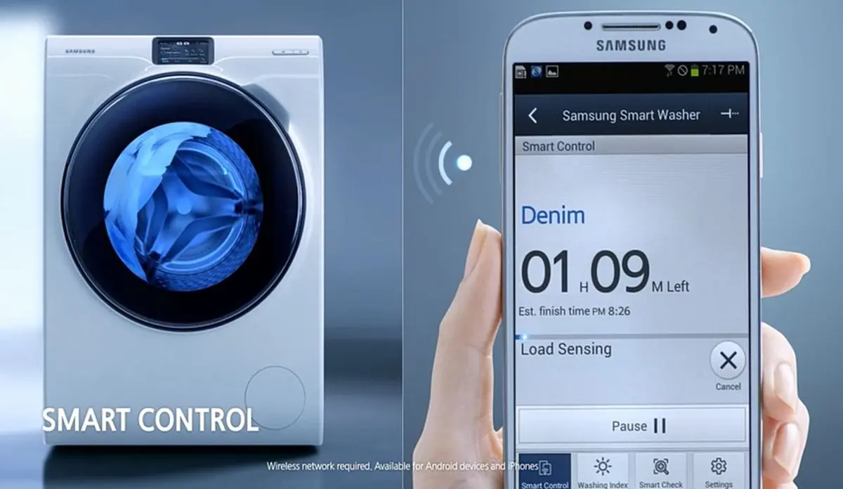 ماشین لباسشویی جدید با قابلیت کنترل از راه دور عرضه شد