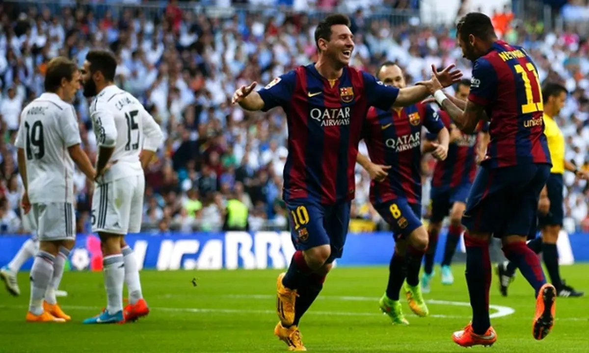 نیمه نخست ال‌کلاسیکو با تساوی خاتمه یافت