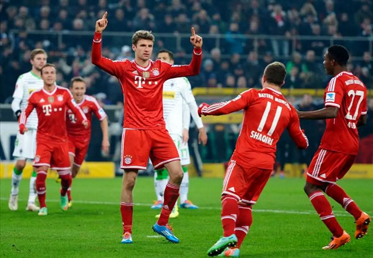 بایرن‎مونیخ مقابل مونشن گلادباخ متوقف شد