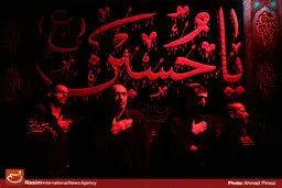 گزارش تصویری:: عزاداری شب دوم محرم در حسینیه ریحانه‌الحسین(س)