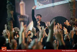 گزارش تصویری:: شب نهم محرم در حسینیه شهدای بسیج