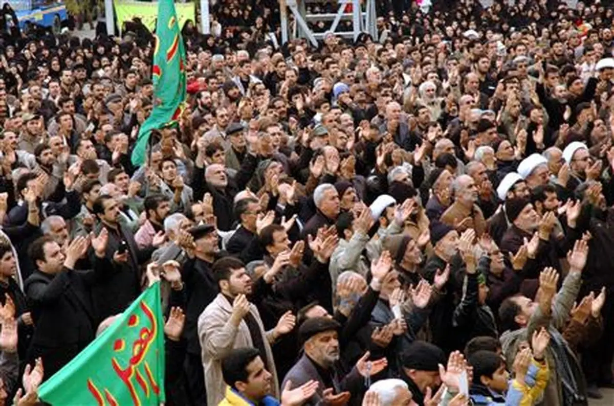 تجمع بزرگ عزاداران تاسوعای حسینی در کرمانشاه برگزار شد