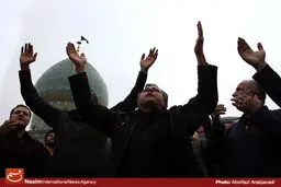 گزارش تصویری:: مراسم عزاداری روز تاسوعا در حرم حضرت عبدالعظیم حسنی(ع)