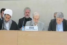 لاریجانی: سیاست ایران در ارتقاء حقوق بشر مبتنی بر تعامل فعال است