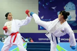 فاطمه چالاکی مسابقات کاراته قهرمانی جهان را با پیروزی آغاز کرد