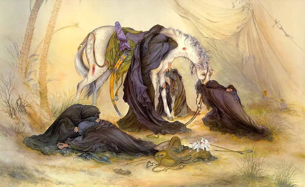 محمود فرشچیان:  عنایت امام حسین(ع) به بنده، باعث تاثیرگذاری تابلوی عصر عاشورا شده است