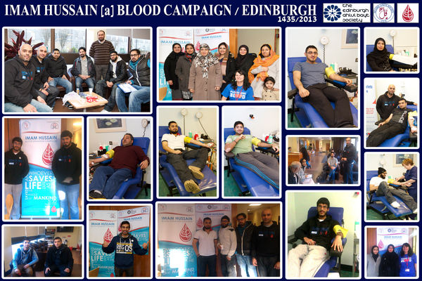 دولت و نمایندگان مجلس اسکاتلند به نام امام حسین (ع)خون اهدا کردند