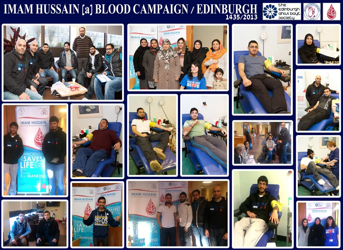 دولت و نمایندگان مجلس اسکاتلند به نام امام حسین (ع)خون اهدا کردند