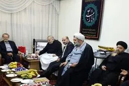 دکتر لاریجانی از حجت‌الاسلام شهرستانی عیادت کرد