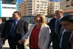 مسئول سیاست خارجی اتحادیه اروپا وارد نوارغزه شد