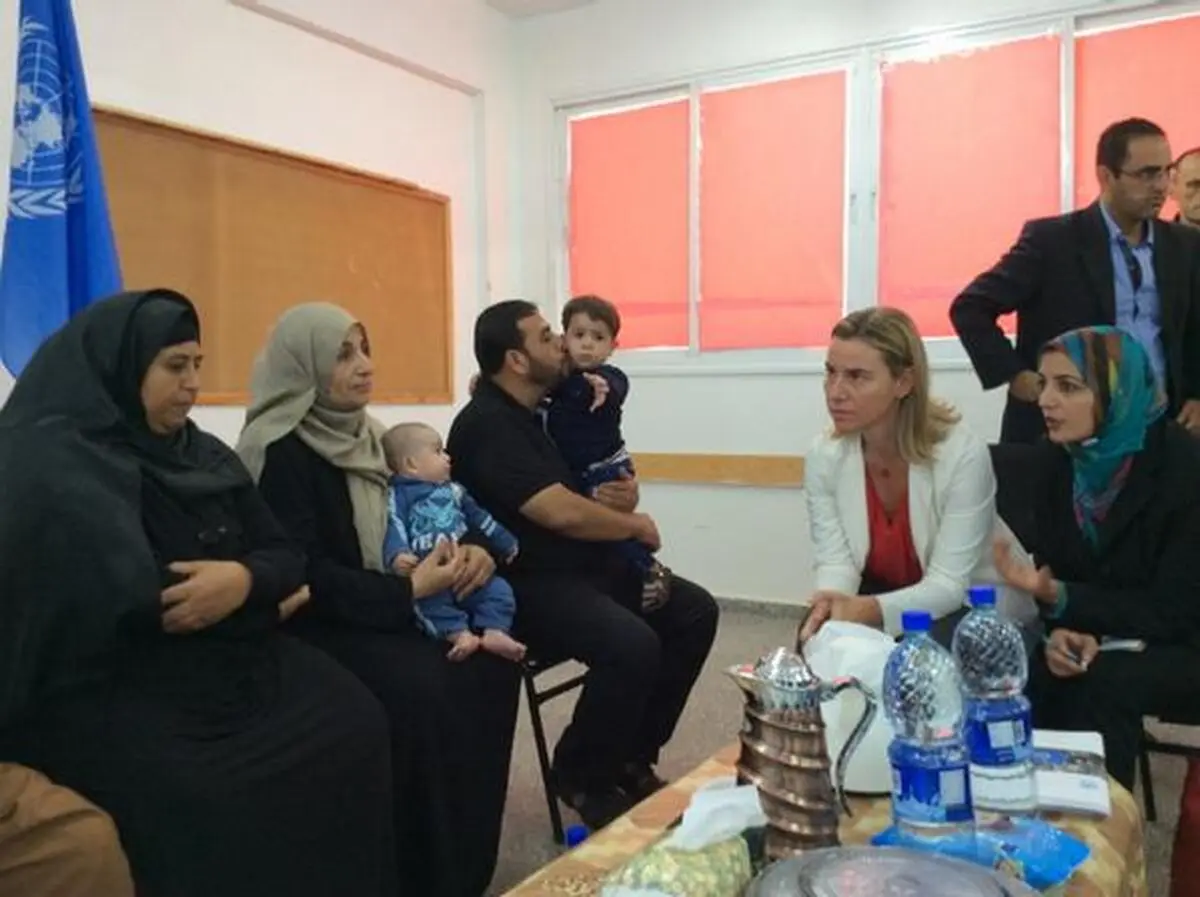 فدریکا موگرینی خواستار تسریع در تشکیل کشور مستقل فلسطینی شد