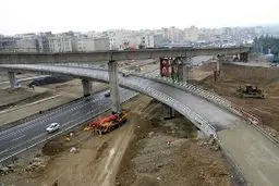 تقاطع غیرهمسطح بزرگراه امام علی(ع) با بزرگراه دولت‌آباد ۹۵ درصد پیشرفت فیزیکی دارد