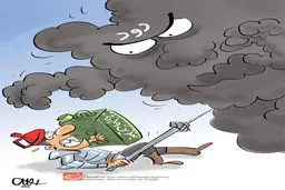 کاریکاتور:: نبرد نابرابر