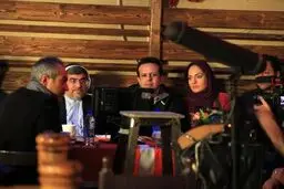 وزیر ارشاد هم به پشت صحنه فیلم سینمایی رفت