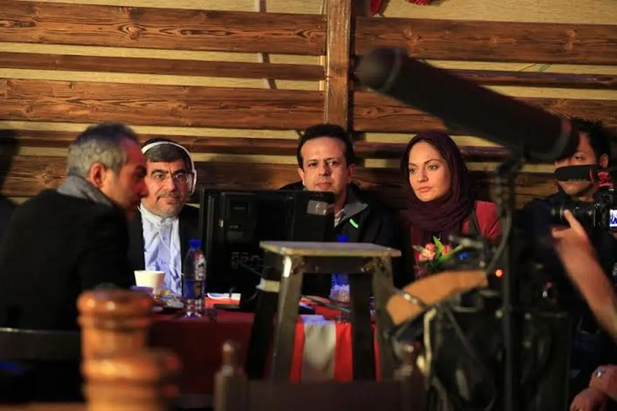 وزیر ارشاد هم به پشت صحنه فیلم سینمایی رفت