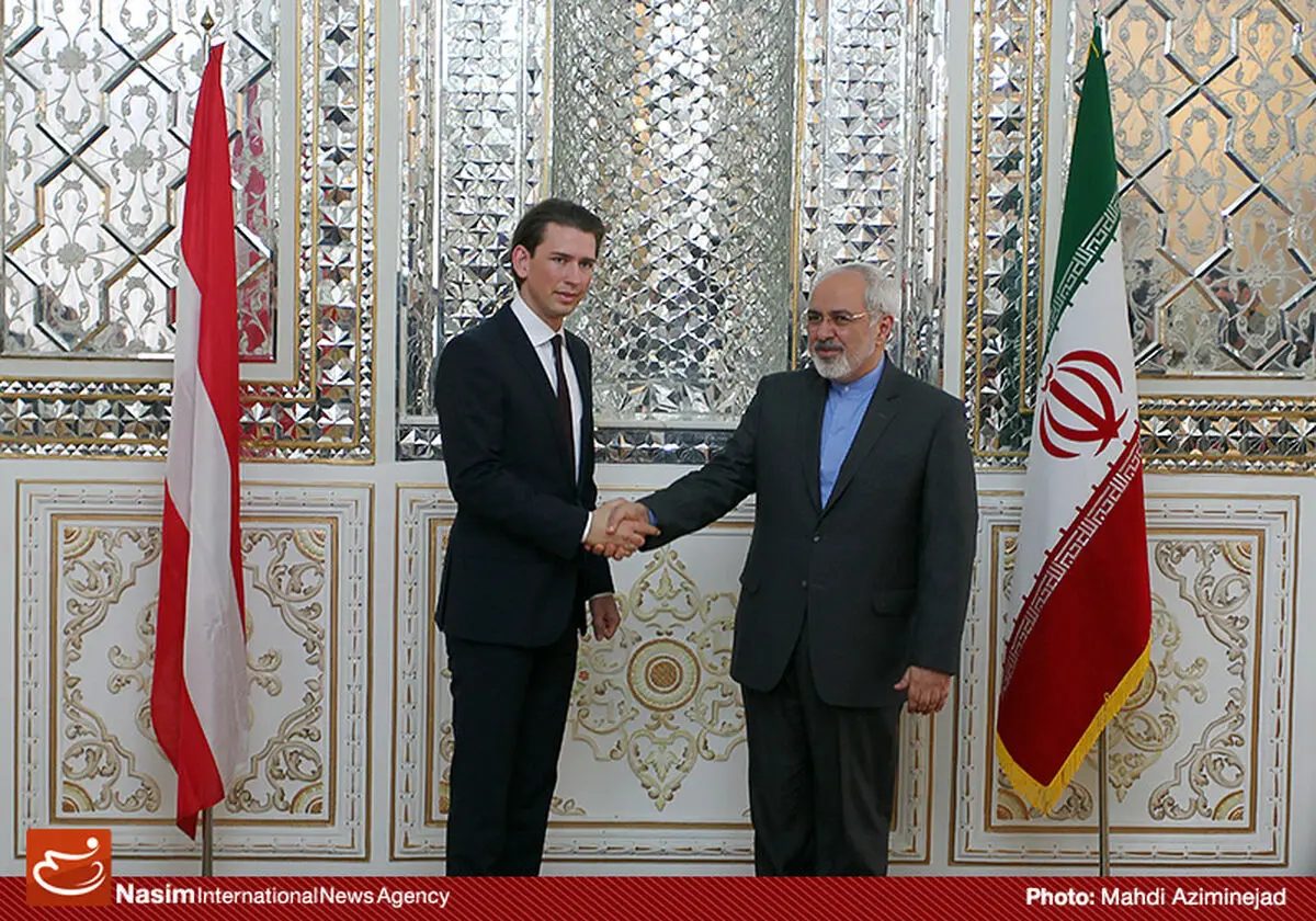 محمدجواد ظریف با همتای اتریشی خود دیدار می‌کند