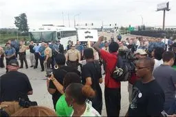 معترضان به قتل نوجوان سیاه‌پوست در 