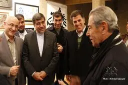 وزیر ارشاد از پشت صحنه فیلم 