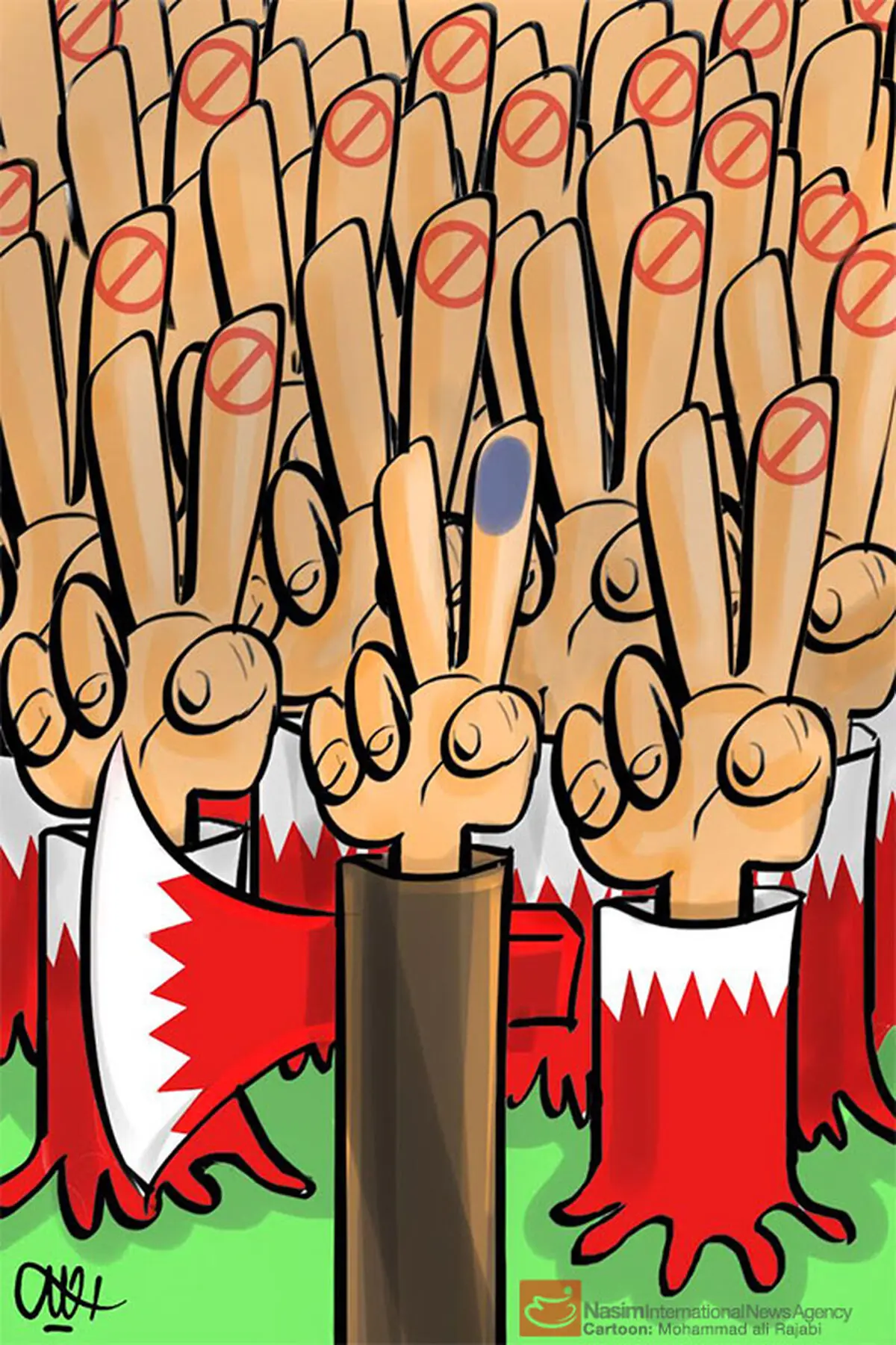 کاریکاتور:: دموکراسی علیه دموکراسی