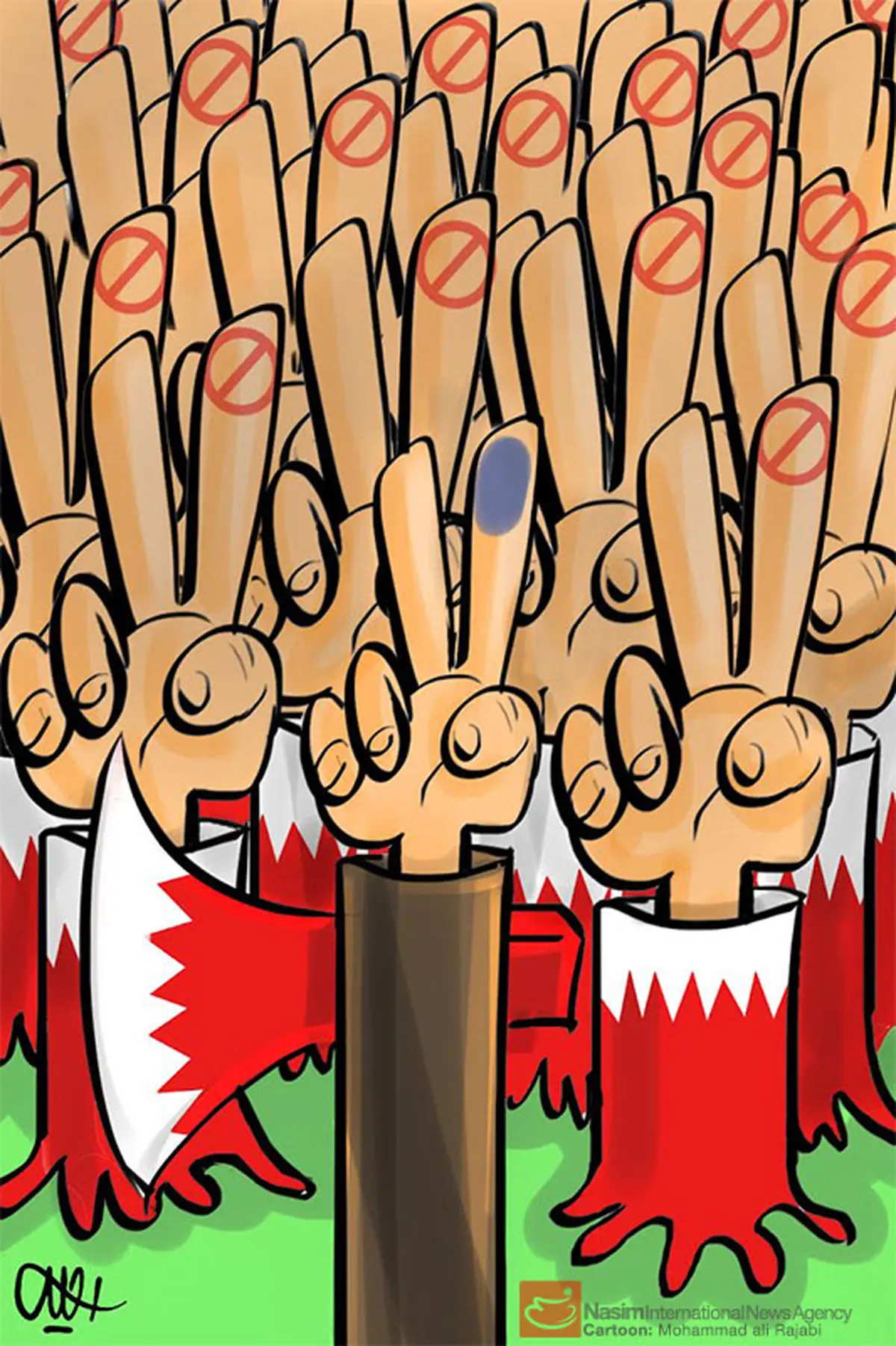 کاریکاتور:: دموکراسی علیه دموکراسی