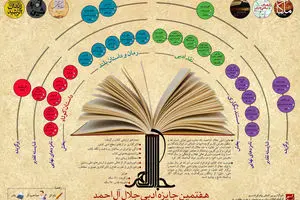 گرافیک اطلاع رسان:: هفتمین جایزه ادبی جلال آل احمد