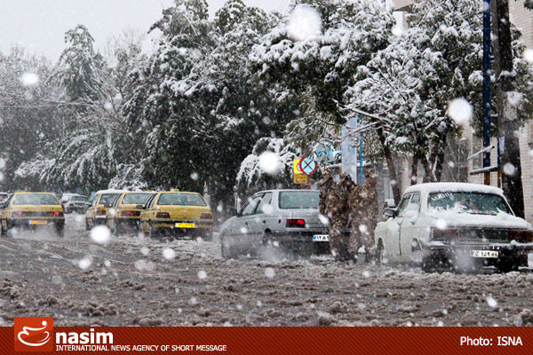 بارش برف و باران هشت استان کشور را در برمی‌گیرد
