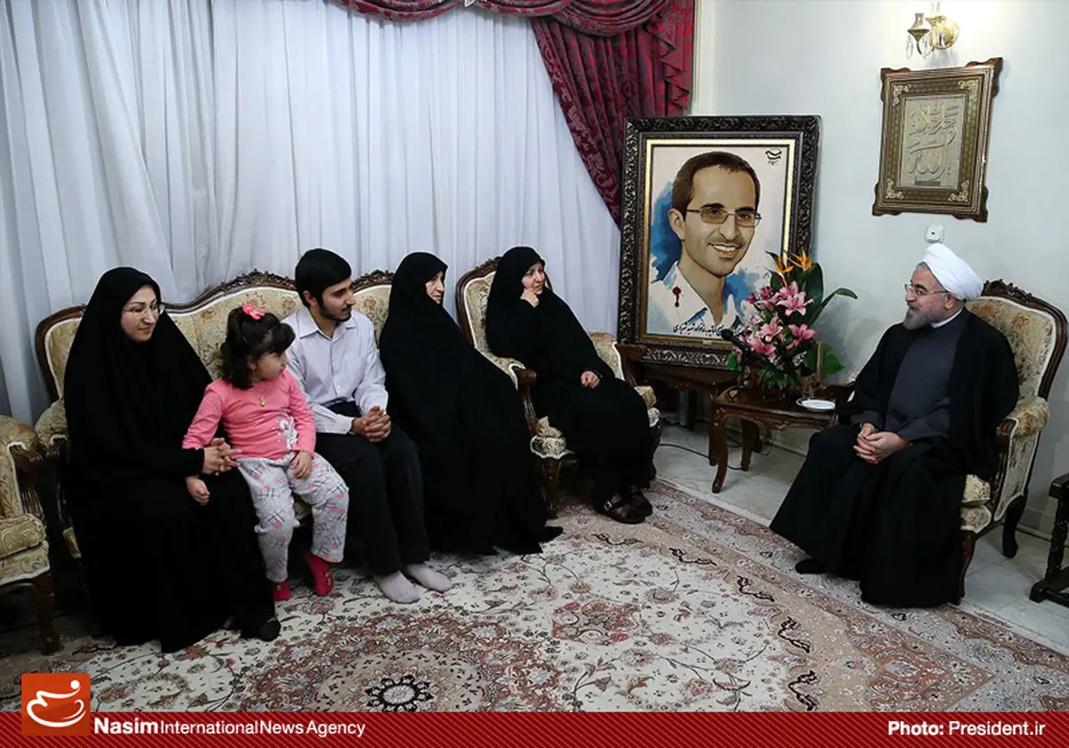 عکس خبری:: دیدار رئیس‌جمهور با خانواده شهیدان پاسدار و شهریاری