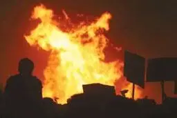 آتش‌سوزی بخاری نفتی در یکی از مدارس اردبیل باعث سوختگی یک معلم شد