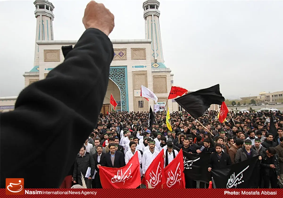 گزارش تصویری:: تجمع دانشجویان بسیجی دانشگاه‌های مشهد