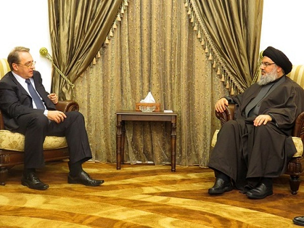 معاون وزیر خارجه روسیه با سید حسن نصرالله دیدار کرد