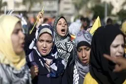 فلسطینیان در اعتراض به عدم رفع محاصره غزه تظاهرات کردند