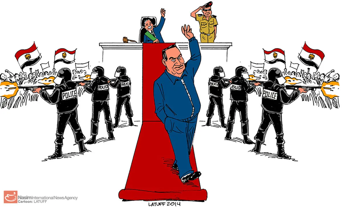 کاریکاتور:: تبرئه نامبارک