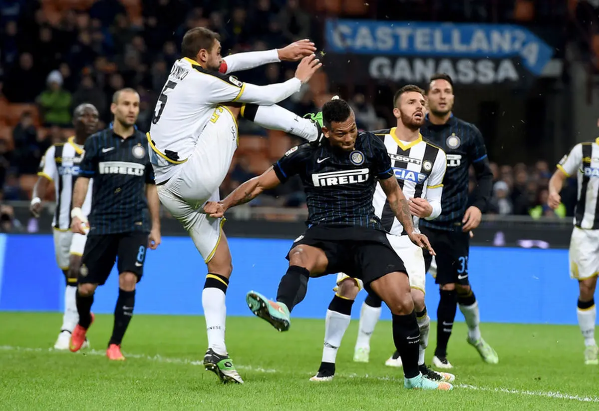 "اینترمیلان" به "اودینزه" باخت