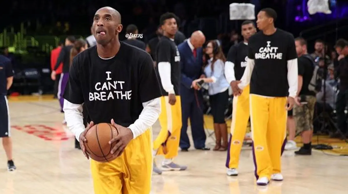 حمایت بسکتبالیست‌های آمریکایی از تظاهرات علیه تبعیض نژادی ادامه دارد + عکس