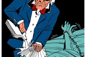 کاریکاتور:: اختناق لیبرالیسم