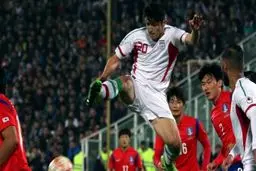 تیم ملی فوتبال ایران در پایان نیمه اول 