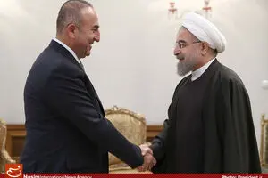 عکس خبری:: دیدار وزیر خارجه ترکیه با رئیس‌جمهور