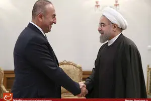 عکس خبری:: دیدار وزیر خارجه ترکیه با رئیس‌جمهور