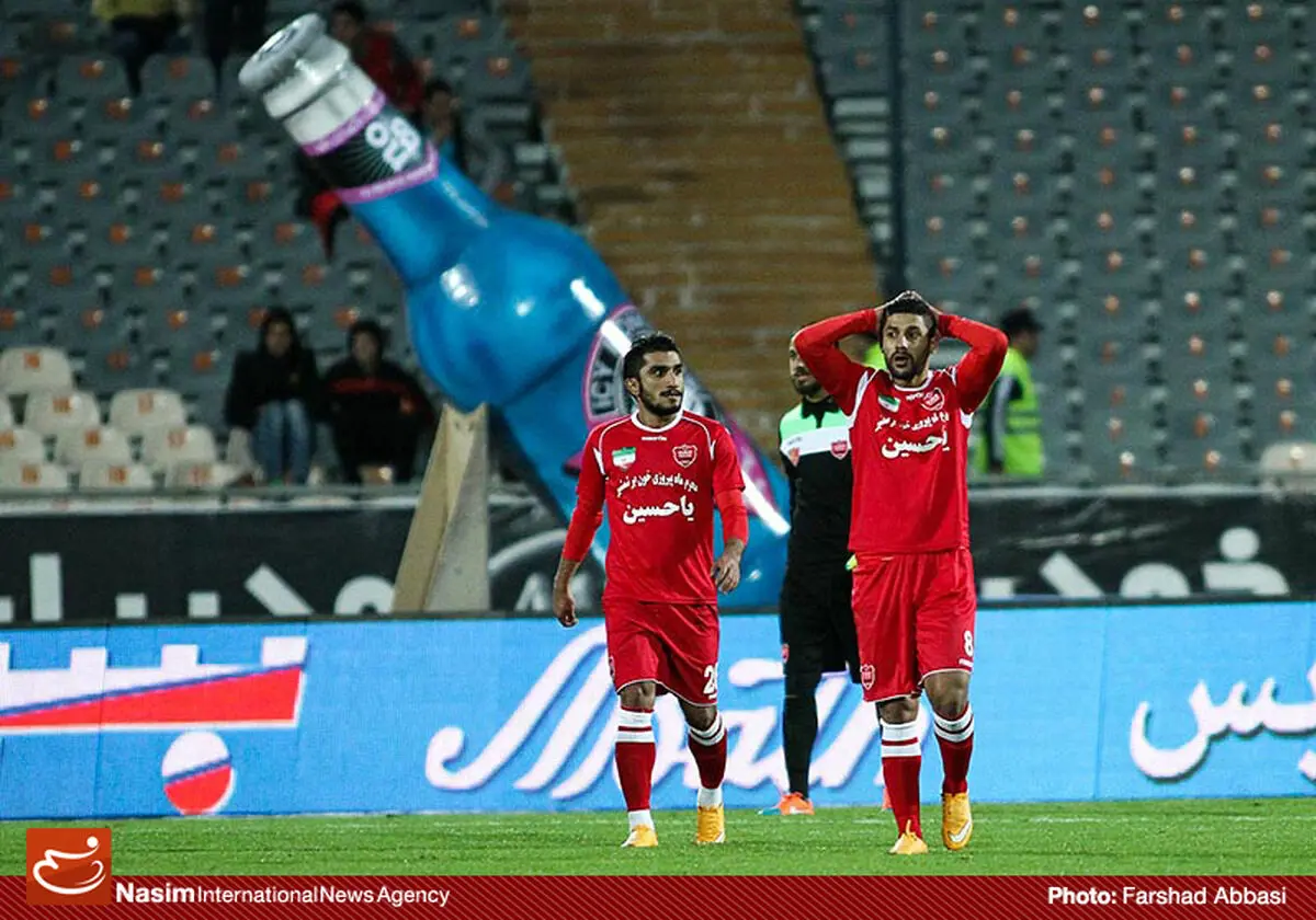 پرسپولیس مقابل فولاد مغلوب شد