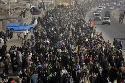 سخنگوی سازمان امداد و نجات از امدادرسانی به ۷۲ هزار زائر در مسیر نجف به کربلا خبر داد