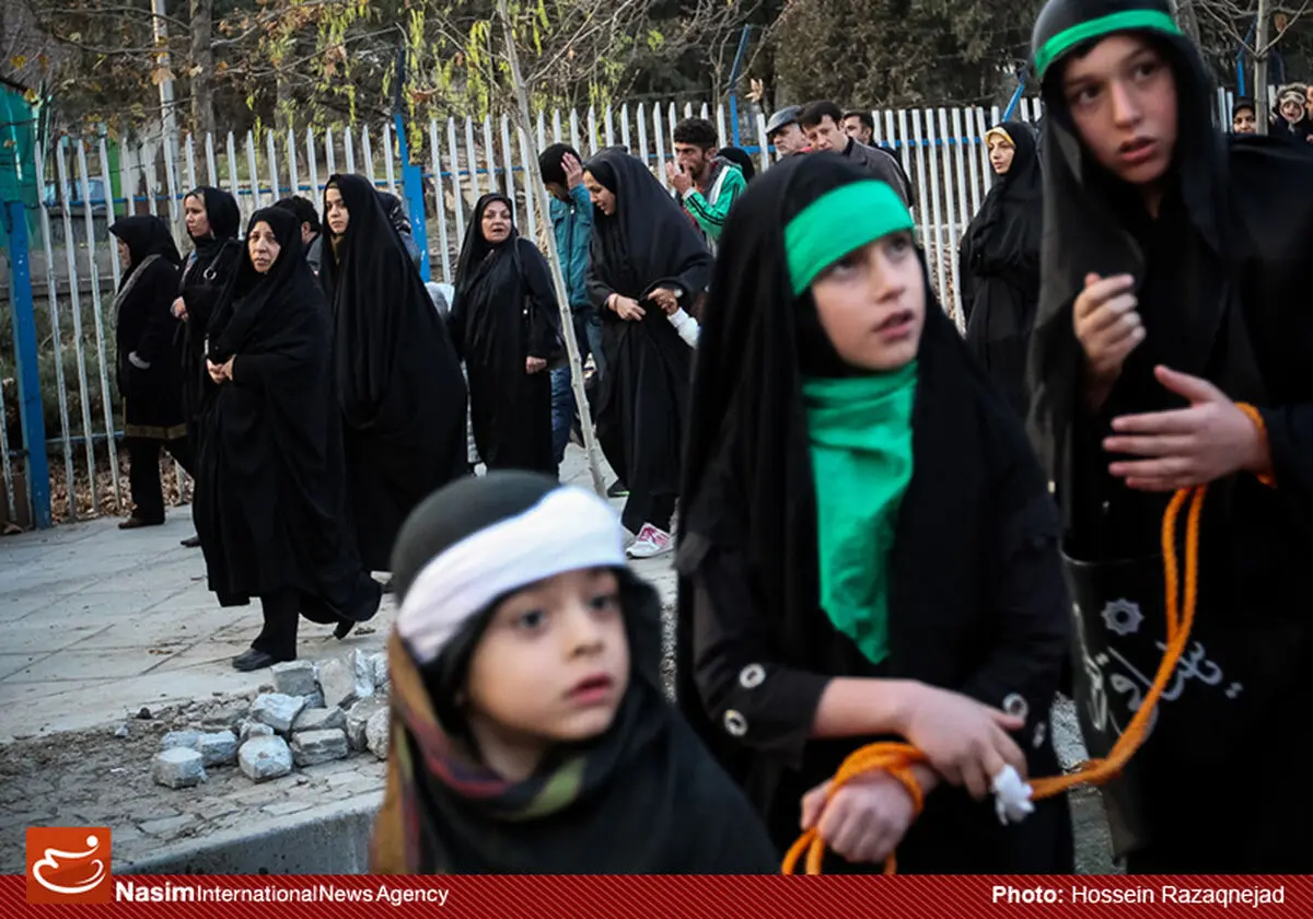 گزارش تصویری:: حرکت کاروان نمادین اسرای کربلا
