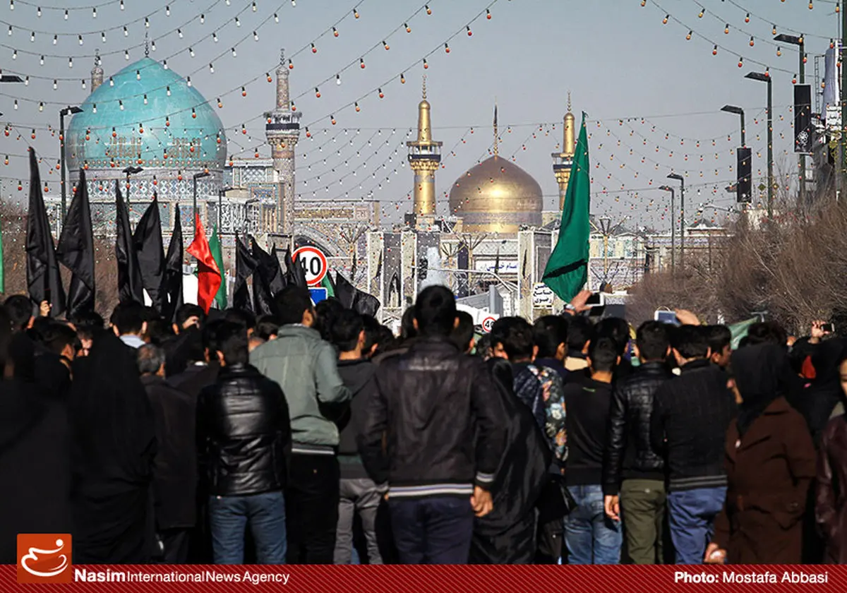 گزارش تصویری:: عزاداری اربعین حسینی در مشهد مقدس