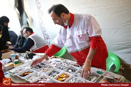 ۳۲۰ نیروی امدادی در ایران و عراق به زائران خدمت‌رسانی کردند