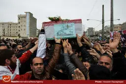 پیکر شش شهید گمنام در اردبیل تشییع شد